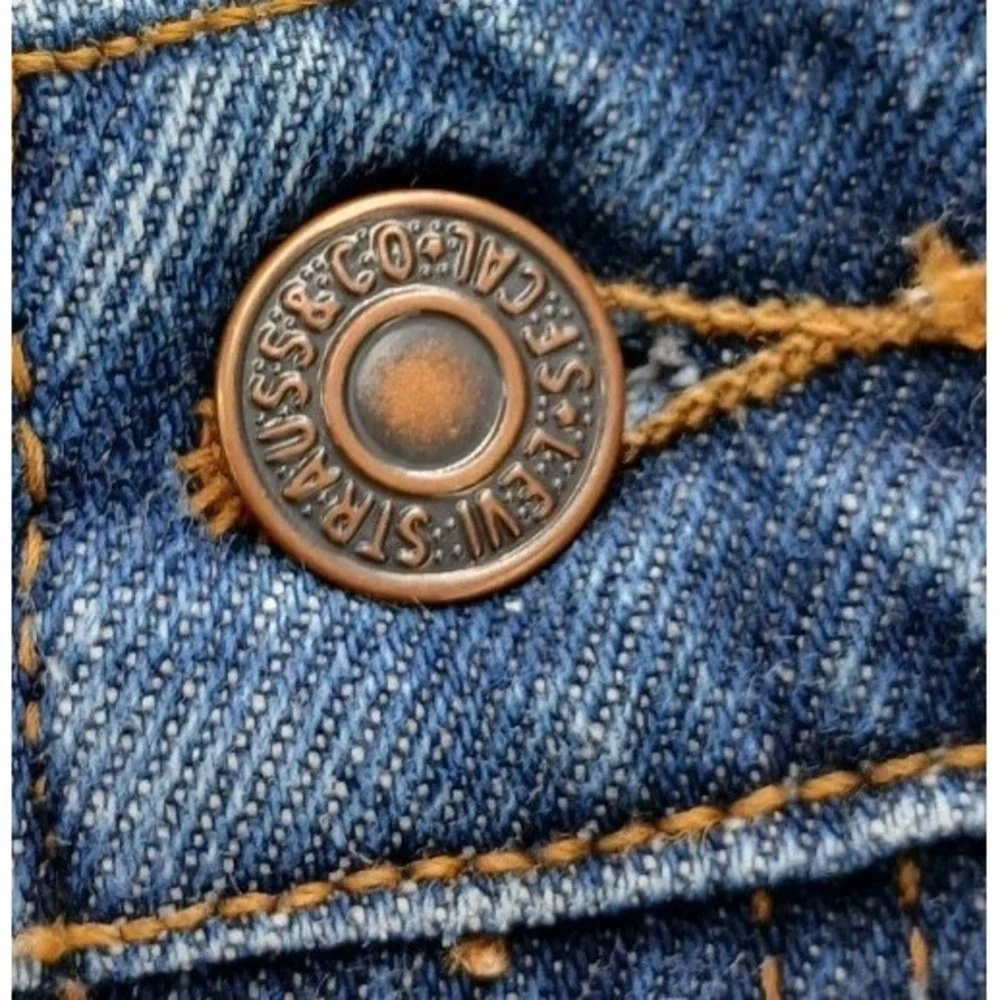 Vintage '90s Levi's 517 Red Tab Bootcut Blue Denim Men's 30x32 Made In Columbia